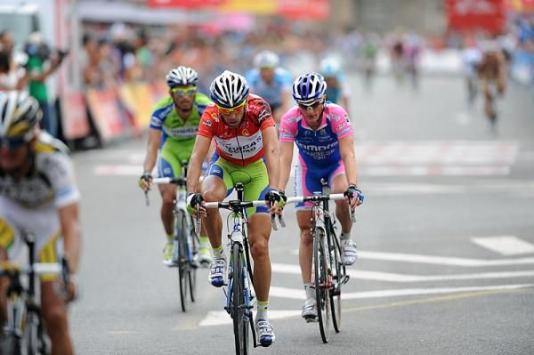 Vuelta leader Vincenzo Nibali (Liquigas - Doimo) finished sixth.