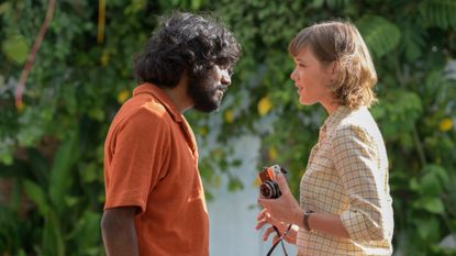 The Serpent&#039;s Ajay Chowdhury, played by Amesh Edireweera, alongside Mathilde Warnier, who played Nadine Gires