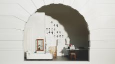 Miniature midcentury modern interior room set