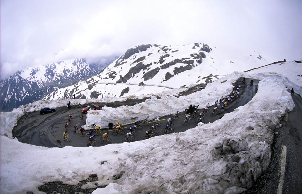 Cyclists in the 1995 Dauphine-Libere