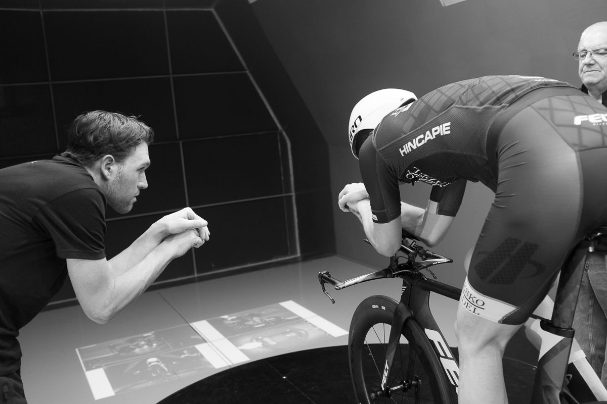 A Holowesko-Citadel rider works on hand position