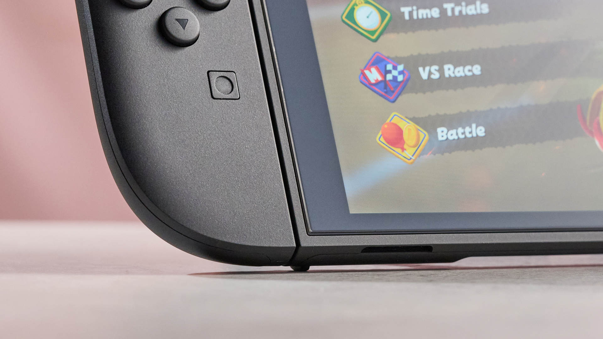 Corner of DBrand Prism 2.0 for Nintendo Switch 2