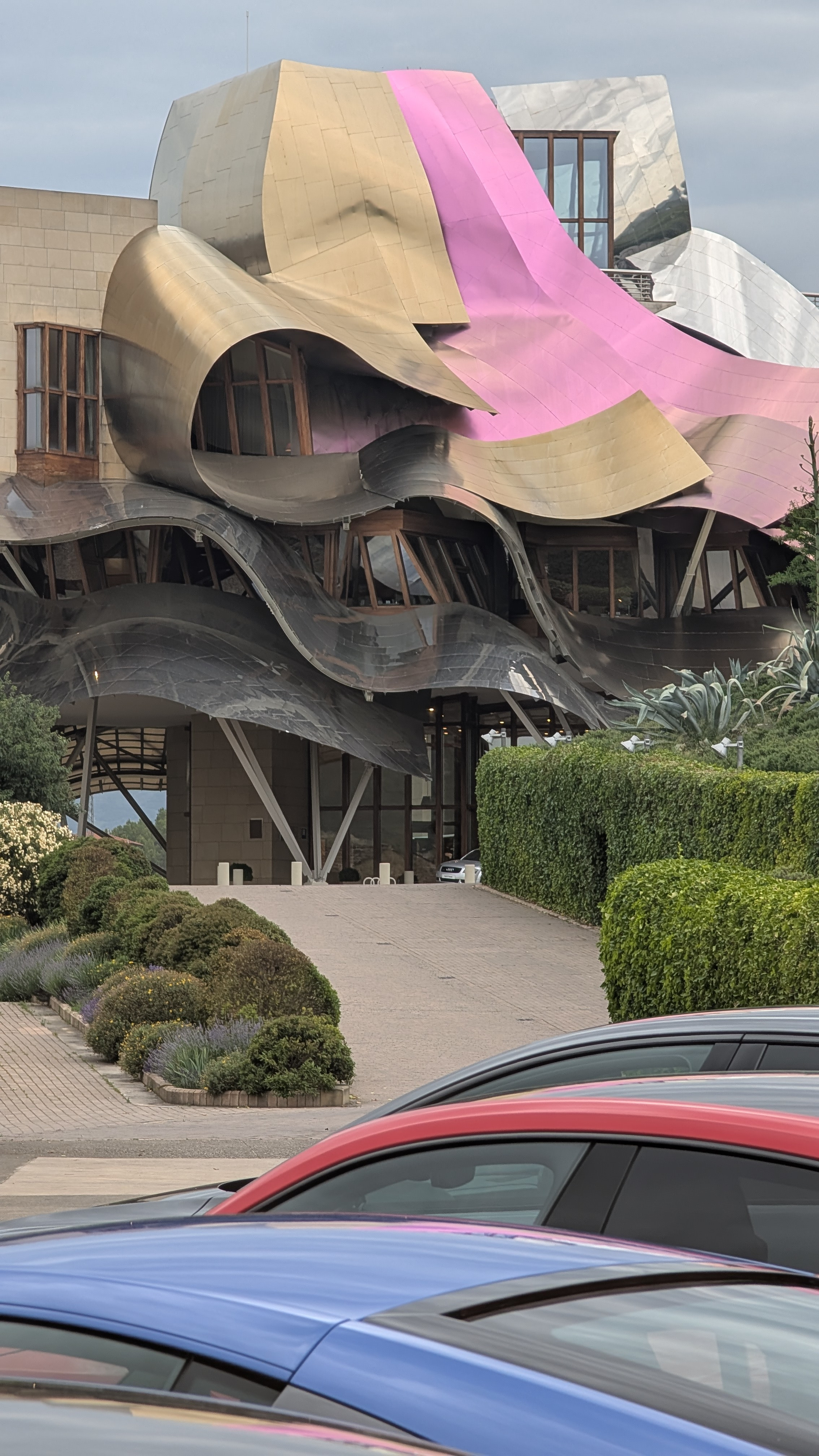 The event took place at Frank Gehry's Marqués de Riscal Hotel in Elciego, Spain