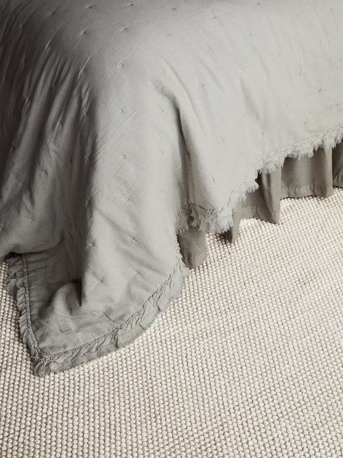 Textured cotton rug
