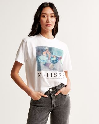 Short-Sleeve Matisse Graphic Skimming Tee