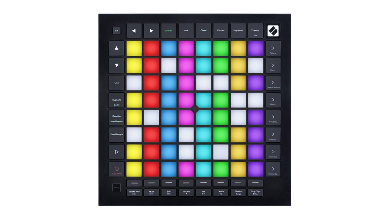 Best MIDI pad controller_Novation Launchpad Pro Mk3: angle