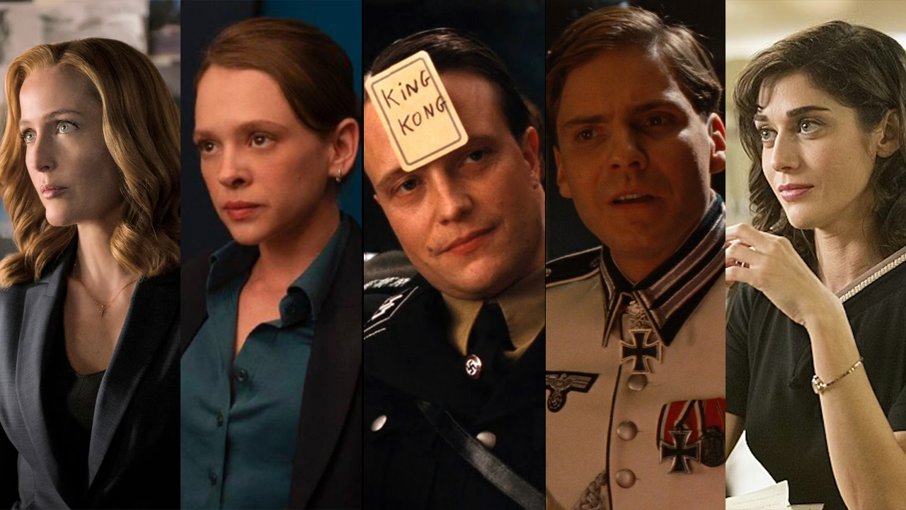 Gillian Anderson, Shira Haas, Daniel Brühl, August Diehl, and Lizzy Caplan