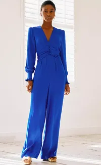 Ashley Jumpsuit, Cobalt Blue (£240.00) $85.00 | Aspiga