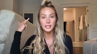 Alix Earle discussing her anxiety