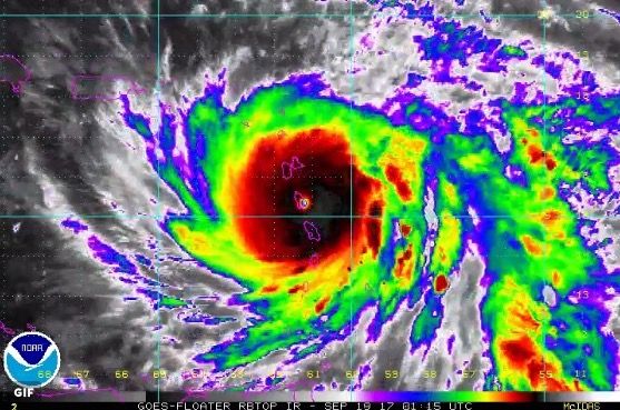 Hurricane Maria batters Dominica