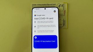 Google Wallet Covid-19 vaccination record