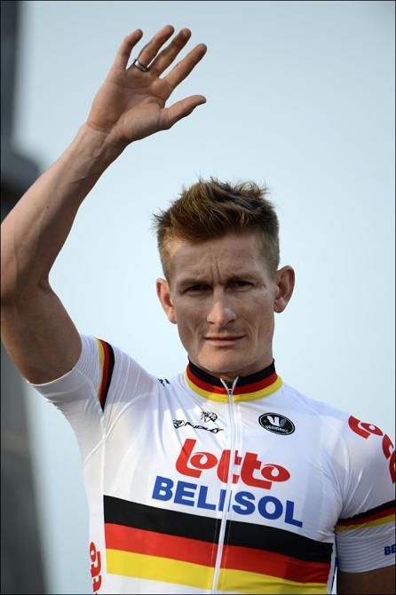 Andre Greipel in his new German champion's kit