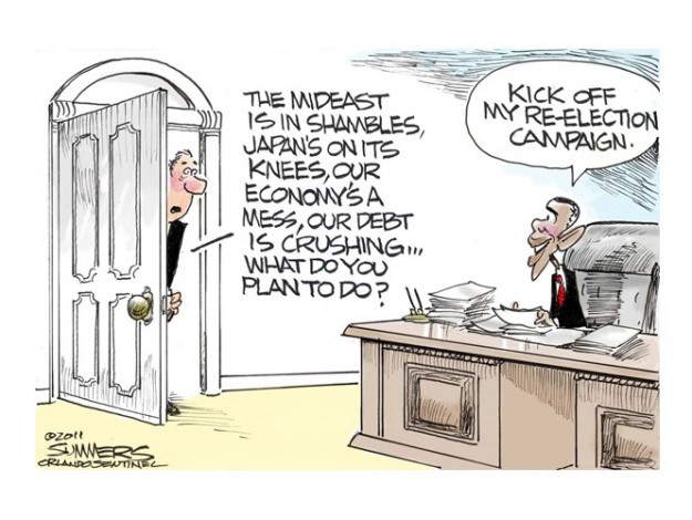 Obama's clutch campaign timing