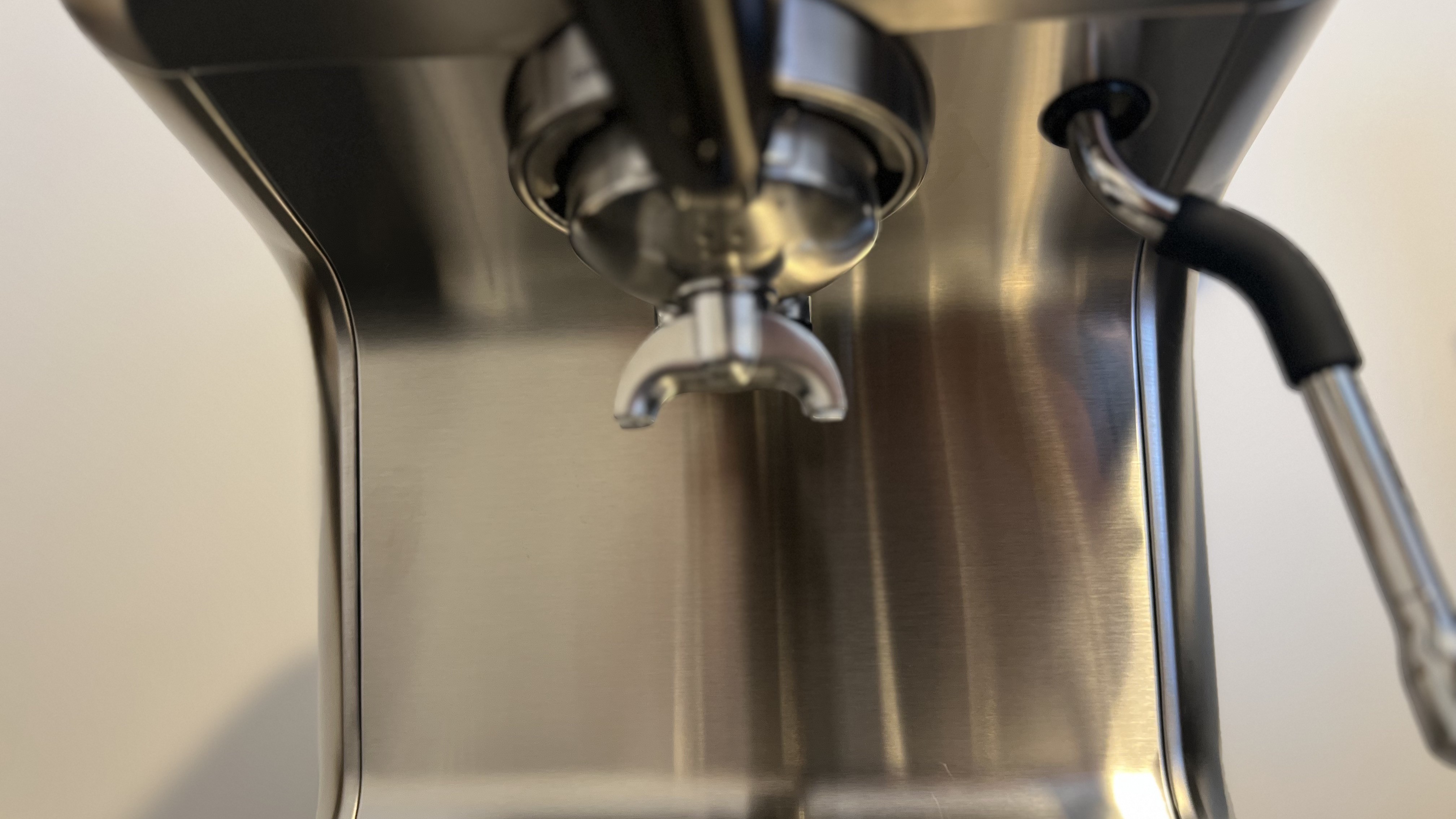 Casabrews Ultra Espresso Machine with portafilter inserted