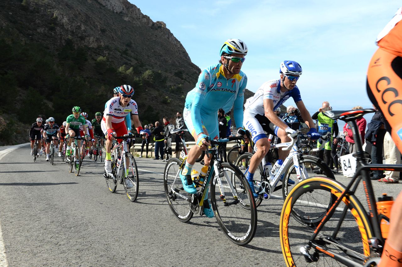 Michele Scarponi made his season debut with Astana