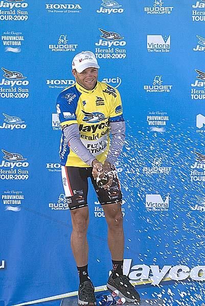 Jonathan Cantwell (Fly V Australia) has taken over the tour leader's yellow jersey after the second stage into Warrnambool.