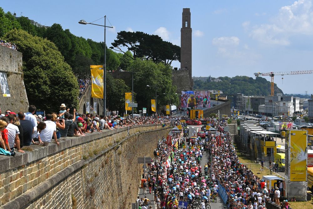 Scenery along the route of stage 6 at the tour de France