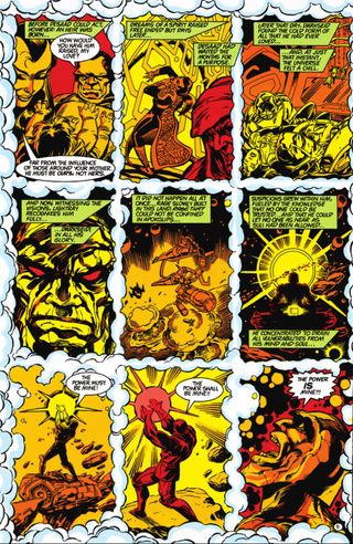 New Gods #8 (1989) page ... well, that didn't last long