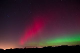 Northern Lights Over Wales