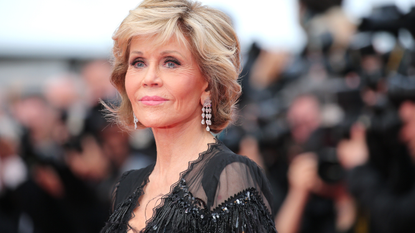 Actress Jane Fonda attends the screening of "Sink Or Swim (Le Grand Bain)" during the 71st annual Cannes Film Festival at Palais des Festivals on May 13, 2018 in Cannes, France