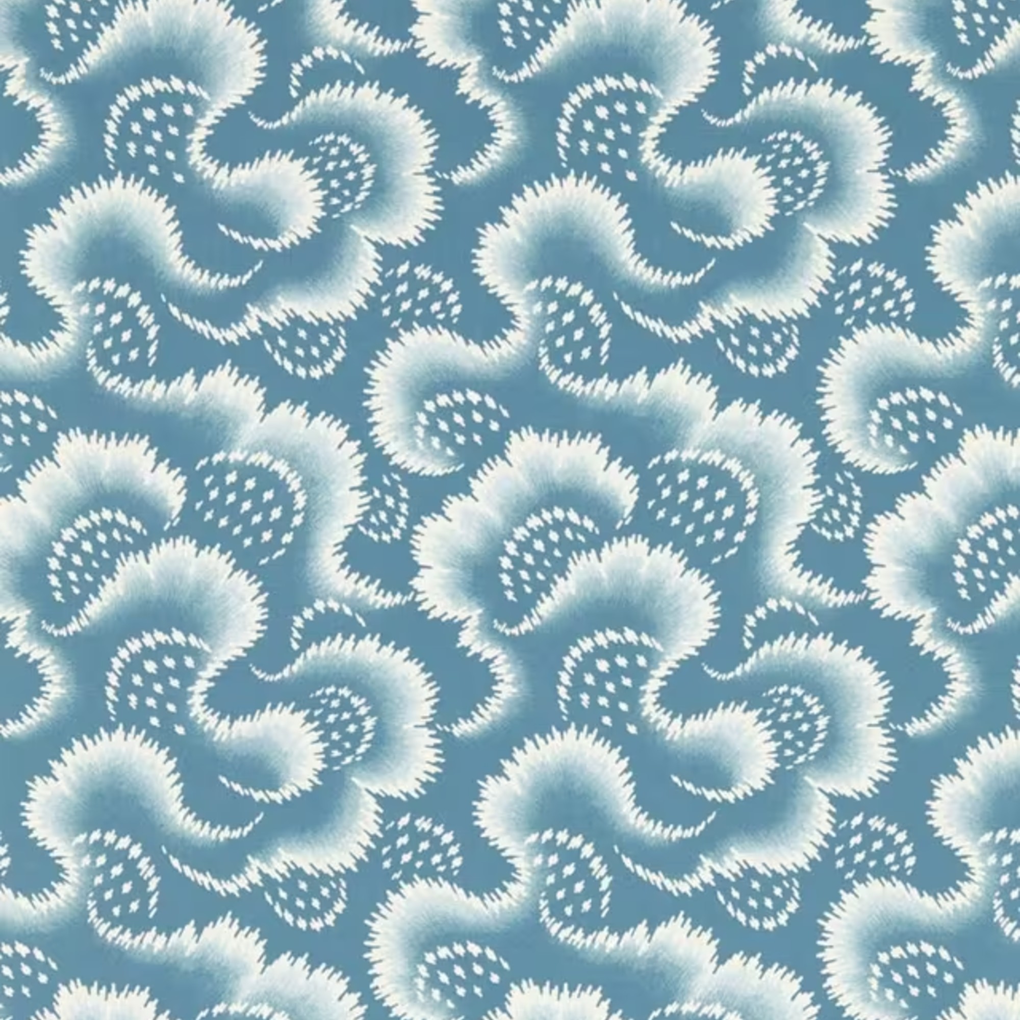 Henry Holland X Harlequin Ludaix Wallpaper in Pacific