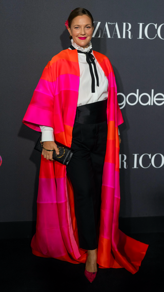 Drew Barrymore attends 2022 Harper's Bazaar ICONS & Bloomingdale's 150th Anniversary on September 09, 2022 in New York City