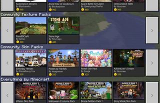 How community-created content will be showcased in the Minecraft Marketplace.