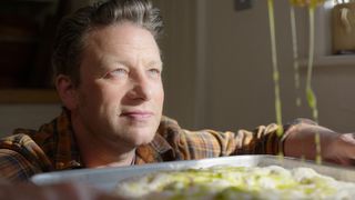 Chef Jamie Oliver in a promo image for Chef's Table: Legends