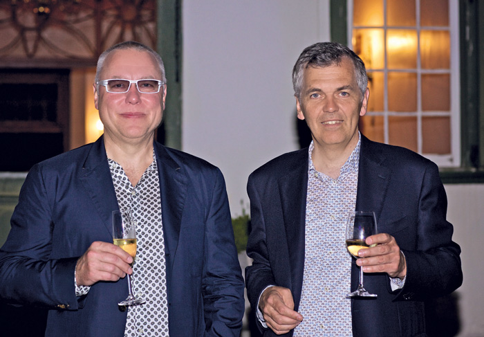 Klein Constantia&amp;rsquo;s owners, British financier Charles Harman (right) and Czech-American investor Zdenek Bakala