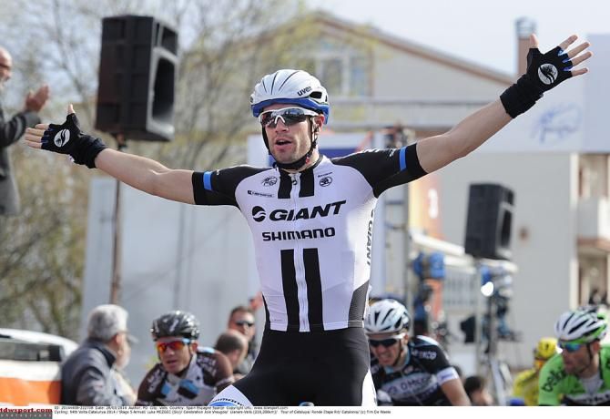 Luka Mezgec (Giant Shimano) wins stage 5 in Catalunya