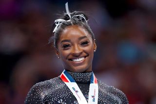 Simone Biles is one of the athletes featured in Inspiring America: Team USA on NBC