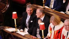 Ed Davey and Keir Starmer in conversation at King Charles’s coronation