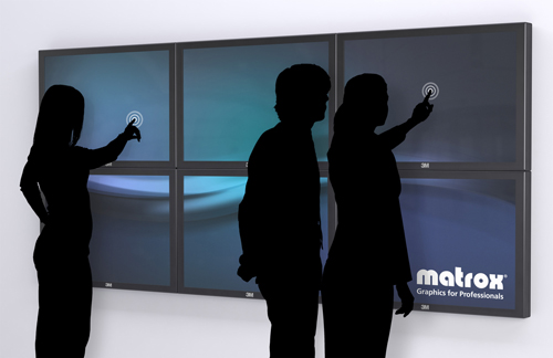 Matrox and 3M Collaborate for Interactive Multi-Touch Solutions