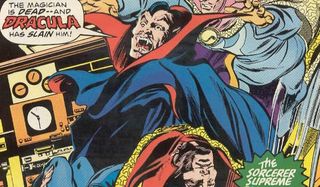 Dracula and Doctor Strange in Marvel Comics