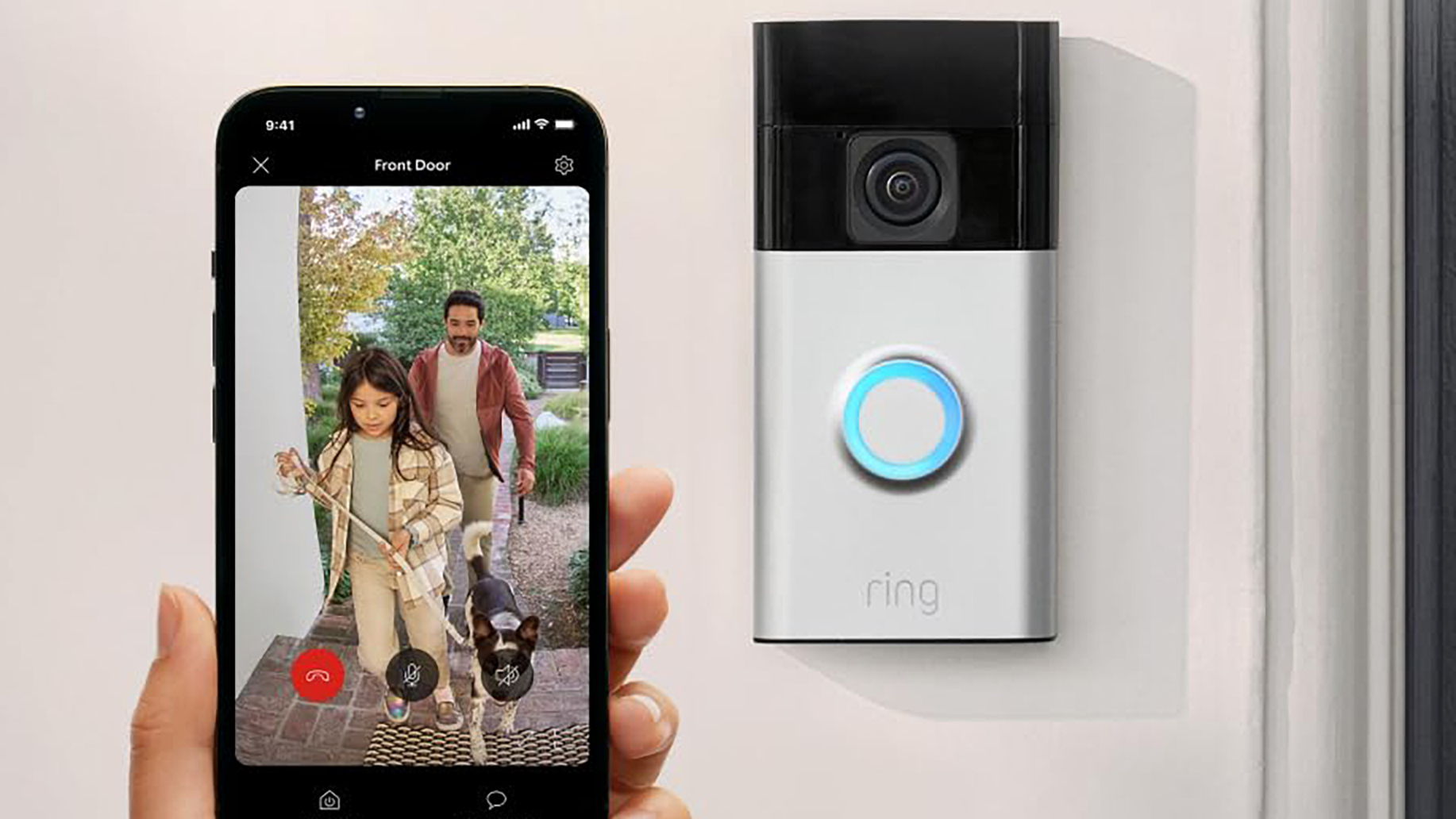 Ring Battery Video Doorbell image showing large view