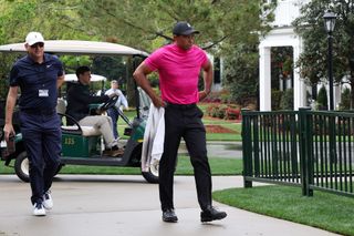 Tiger woods at the 2022 masters