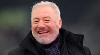 NEWCASTLE UPON TYNE, ENGLAND - DECEMBER 02: TNT Sports presenter Ally McCoist during the Premier League match between Newcastle United and Manchester United at St. James Park on December 02, 2023 in Newcastle upon Tyne, England. (Photo by James Gill - Danehouse/Getty Images)
