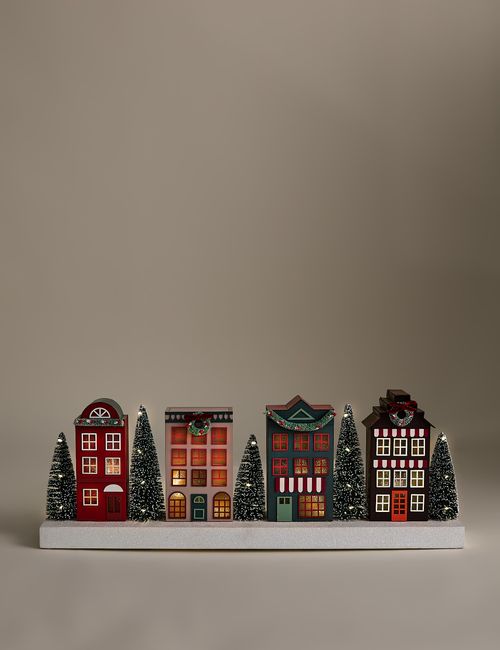 Light Up House Scenescape Room Decoration
