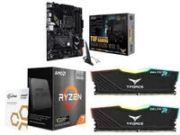 AMD Ryzen 7 5800X3D + Asus TUF Gaming B550-Plus + Team T-Force Delta RGB 16GB DDR4-3200 (2 x 8GB)
