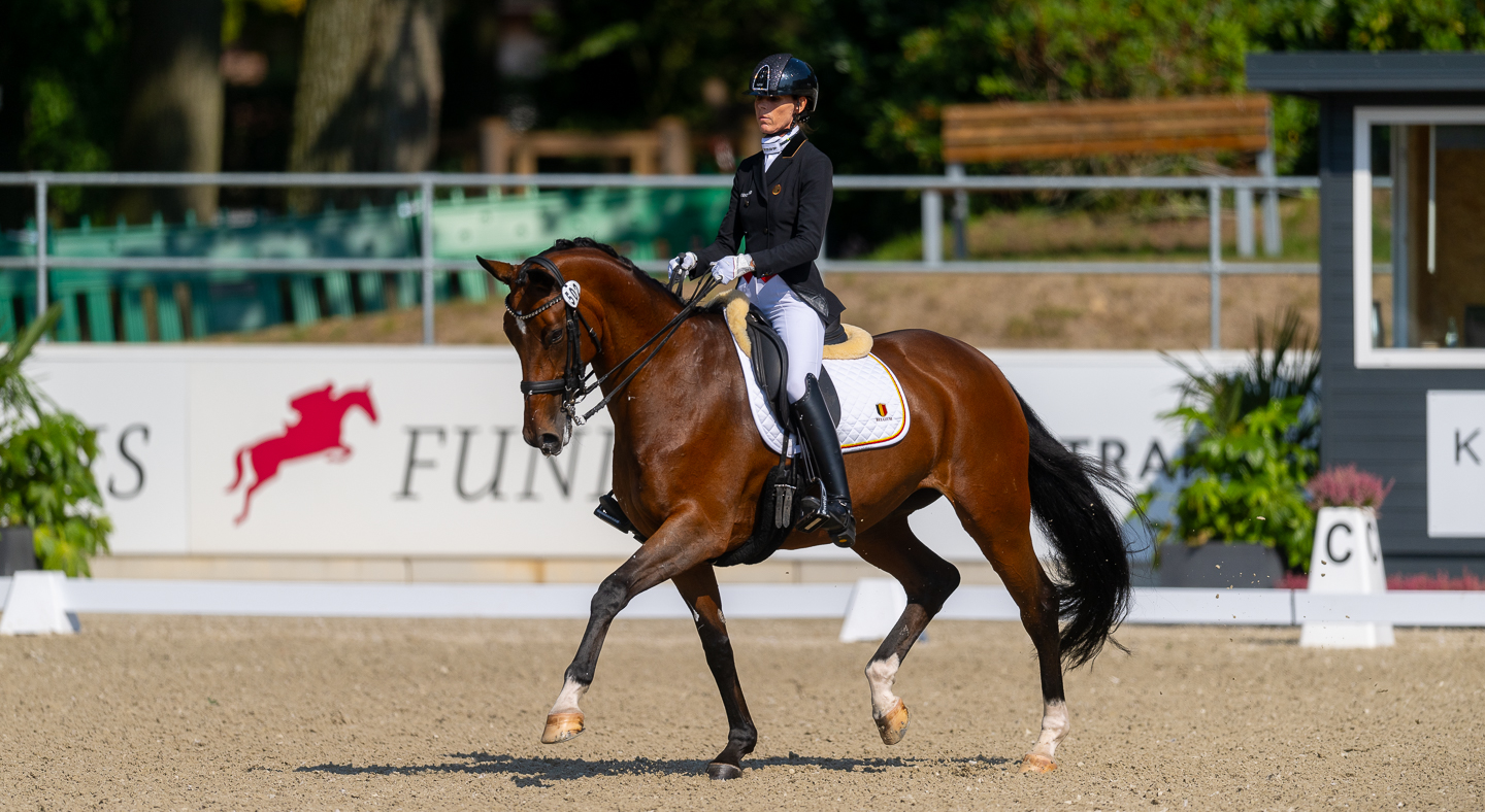 Michele George and Best Of 8 win grade V freestyle gold at the European Para Dressage Championships 2023