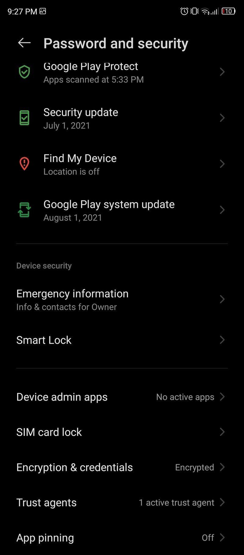 how to unpin a text message on android