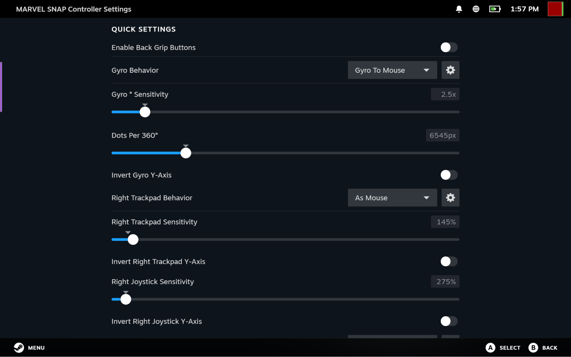 Valve Steam Controller