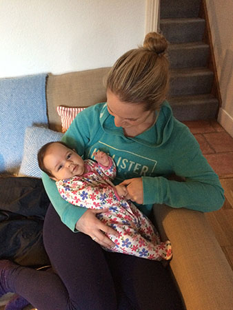 With my niece