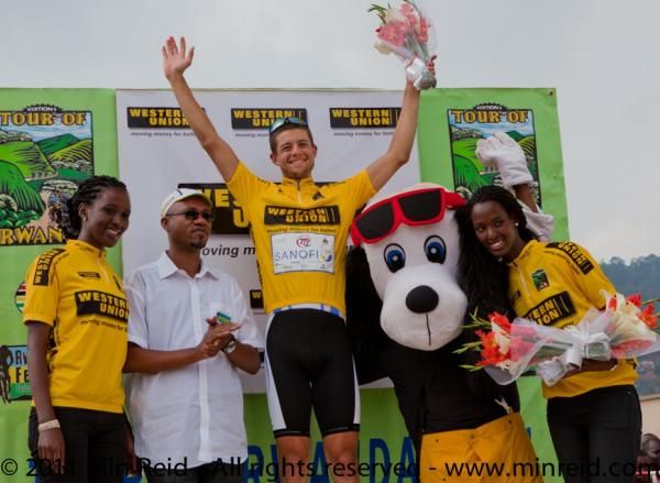 Kiel Reijnen (Team Type 1 - Sanofi) celebrates overall victory.
