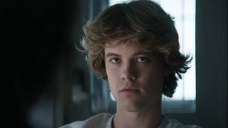 Tyler looking angry on Fire Country. 