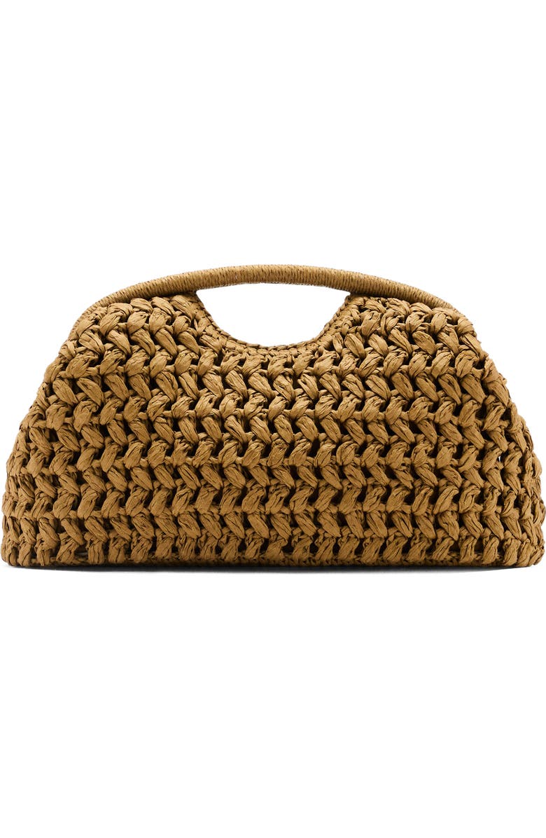 Natural Fiber Frame Clutch