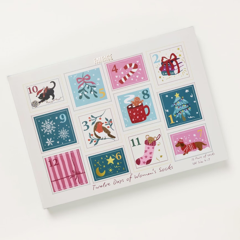 FatFace, 12 Days of Socks Christmas Advent Calendar
