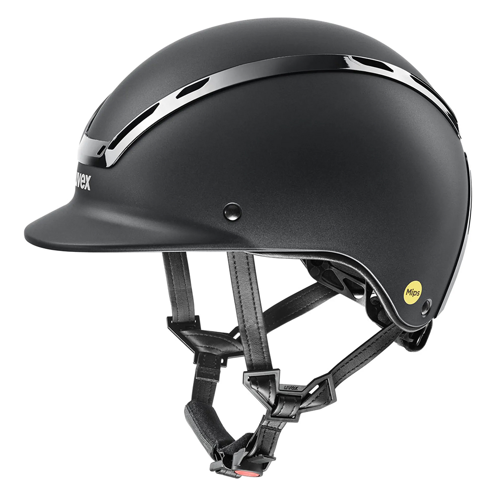 Close up of Uvex Exxeed MIPS Riding Hat