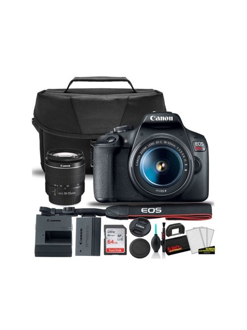 EOS Rebel T7 DSLR and 18-55mm Lens Bundle