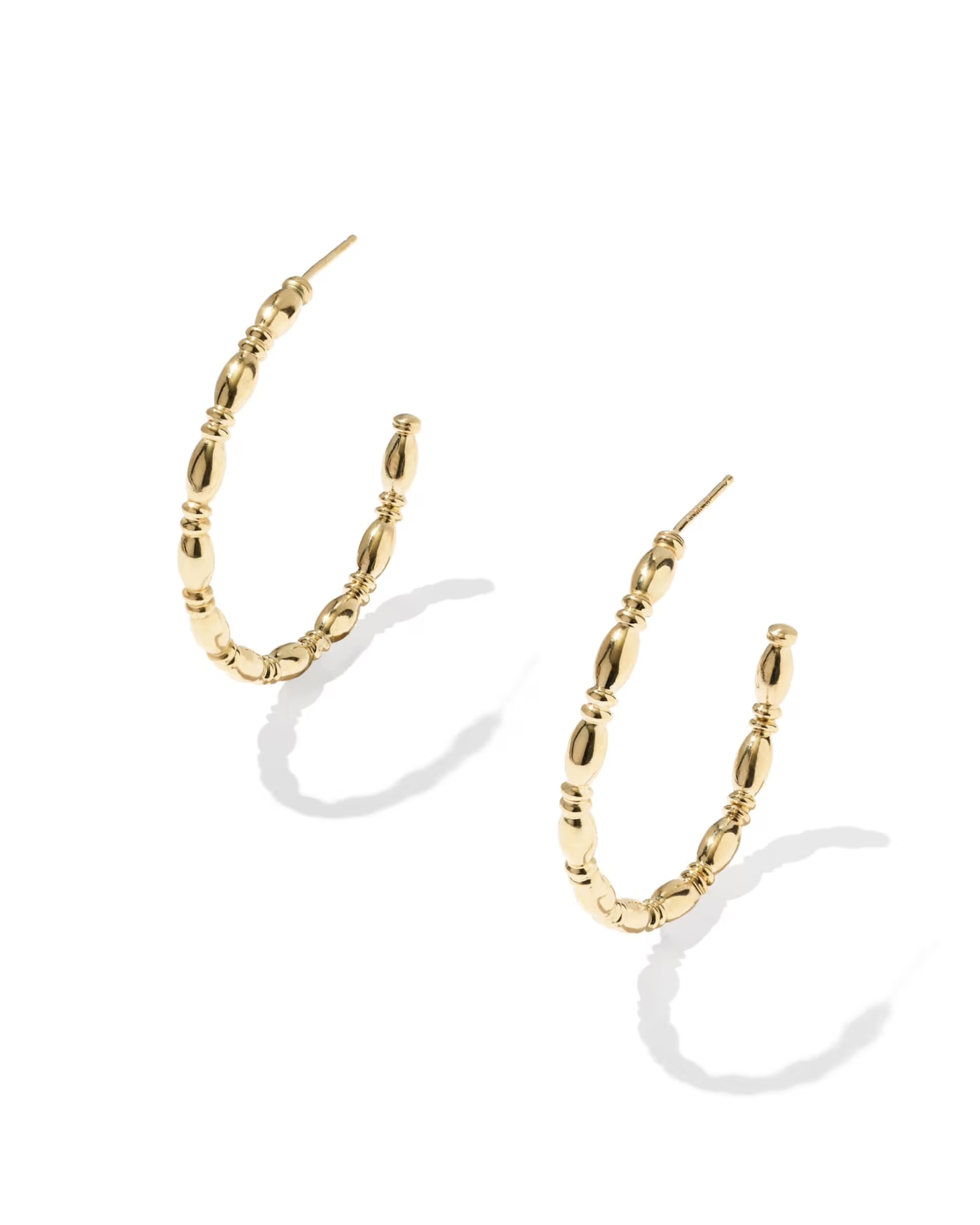 Kendra Scott, Miriam Large Bead 14k Gold-Filled Hoop Earrings